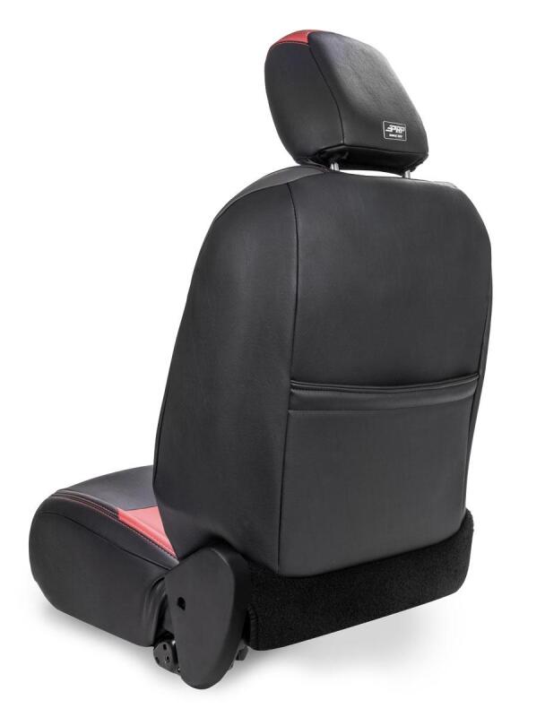 PRP Jeep Wrangler JL Front Seat Covers - 2 door- with Molle Back (Pair) - Black/Purple