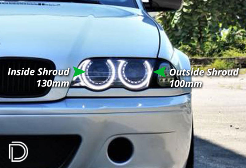 Diode Dynamics Halo Lights LED 100mm/130mm Switchback Four