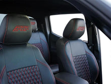 Load image into Gallery viewer, PRP 6-23 Toyota Tacoma Front Seat Covers (Pair) - Black/Navy Blue