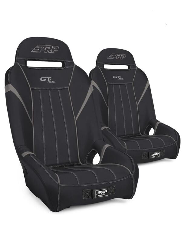 PRP GT/S.E. Suspension Seats Kit for Can-Am Maverick X3 (Pair) - Black & Gray