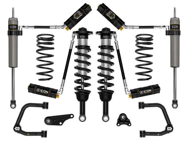 ICON 24 Tacoma 1.25-3in Stage 5 Suspension System Tubular With Triple Rate Spring
