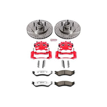 Load image into Gallery viewer, Power Stop 00-02 Lincoln Navigator Front Z36 Truck &amp; Tow Kit w/Cals