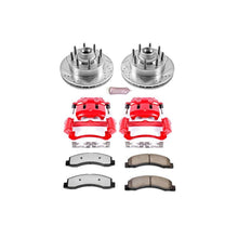 Load image into Gallery viewer, Power Stop 00-02 Ford Excursion Front Z36 Truck &amp; Tow Kit w/Cals