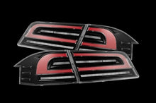 Load image into Gallery viewer, AlphaRex 12-21 Tesla Model S LUXX-Series LED Tail Lights - Black/Red (US Models Only)