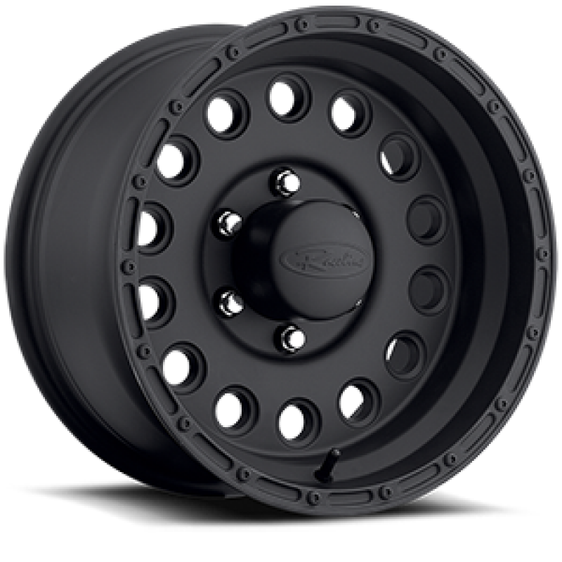 Raceline 887B Rock Crusher 17x9in / 8x165.1 BP / 0mm Offset / 130.81mm Bore - Satin Black Wheel