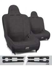 PRP Jeep Wrangler JK/JKU Premier High Back Suspension Seats Kit (Pair) - Gray