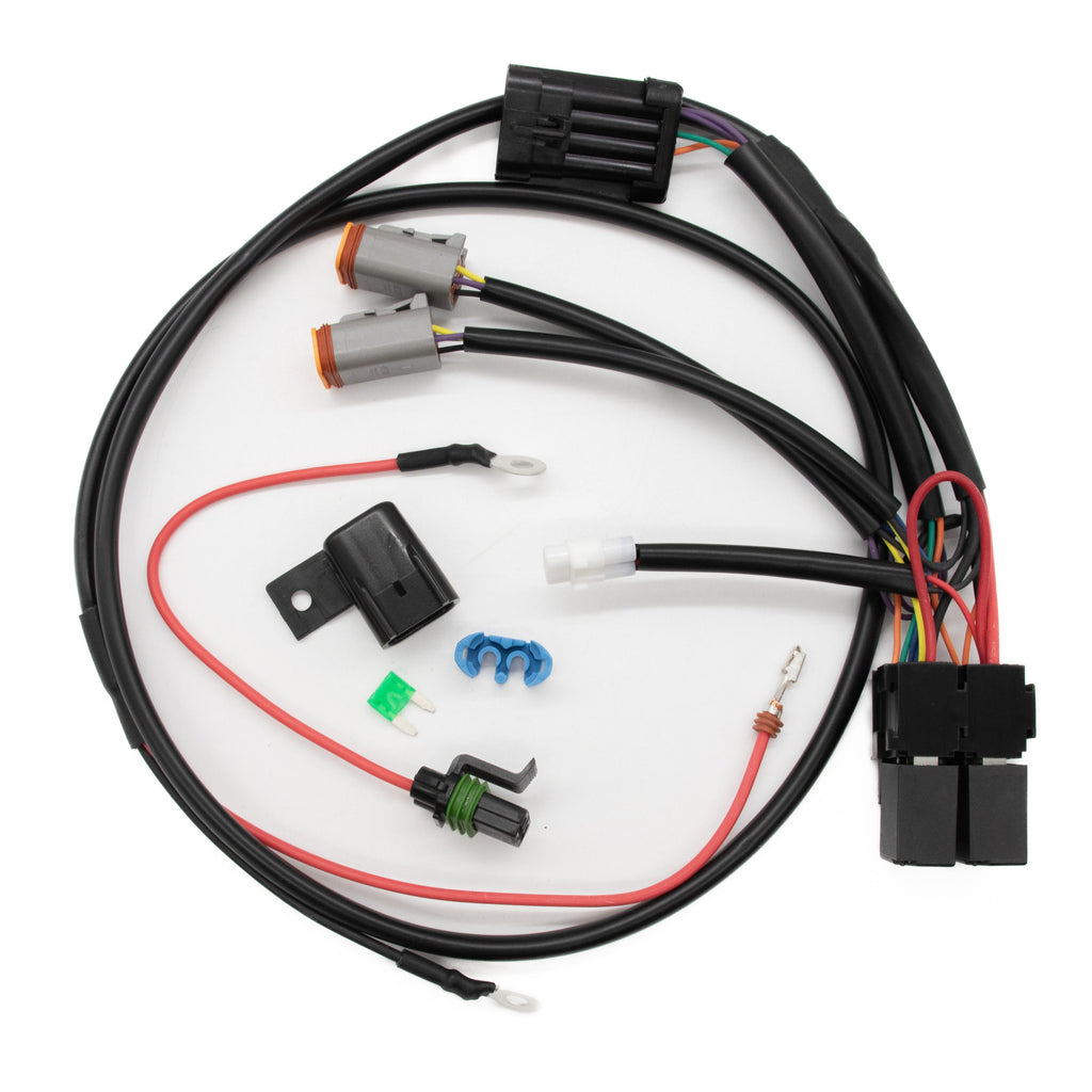 A10 MOTO 2015 - Present Harley Road Glide Headlight Harness for LP6 - Cali Raised Offroad