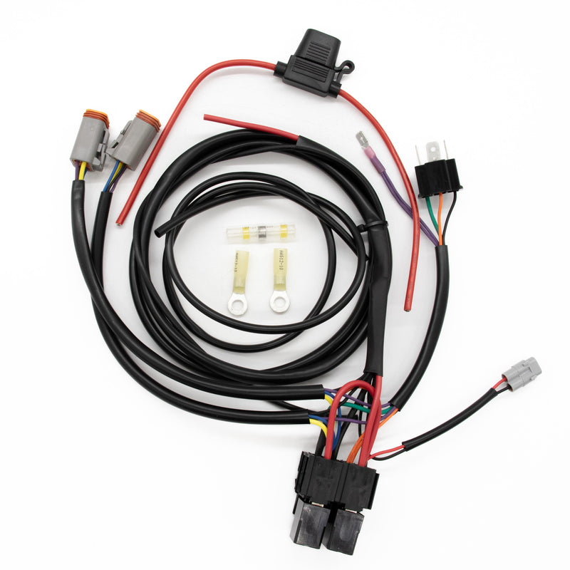 A10 MOTO  98-13 Harley Davidson Road Glide Dual LP6 Headlight Harness