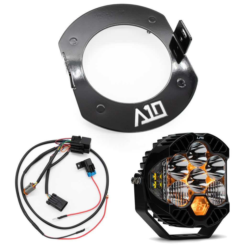 A10 MOTO FXRT JD Customs Fairing Baja Designs LP6 Lighting Combo Kit