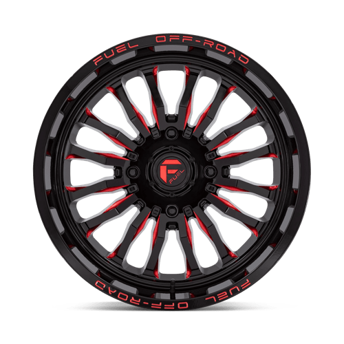 D822 20X7 4X156 G-BLK MILL-RED 13MM