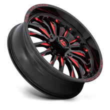 Load image into Gallery viewer, D822 22X7 4X156 G-BLK MILL-RED 13MM