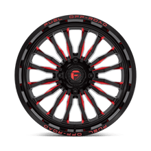 Load image into Gallery viewer, D822 22X7 4X156 G-BLK MILL-RED 13MM