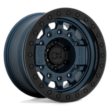 Load image into Gallery viewer, BRAVG 17X8.5 6X5.5 N-BLU BLK-HDW 0MM