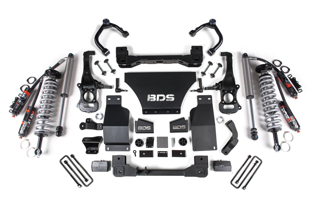 6 Inch Lift Kit FOX 2.5 Performance Elite Coil-Over Chevy Silverado or GMC Sierra 1500 (19-24) 4WD Gas