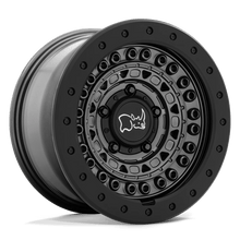 Load image into Gallery viewer, BRBCD 17X8.5 5X5.0 GUN-BLK BLK-RKGRD -34MM