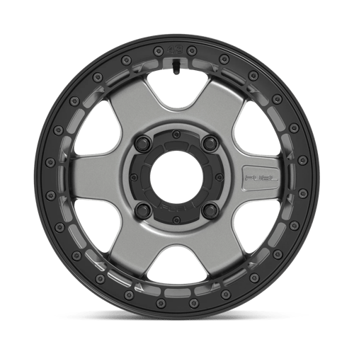 D923 15X6 4X137 MT-GMTL BLK-RING 38MM
