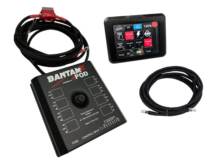 BantamX Touchscreen for Uni with 84 Inch battery cables -