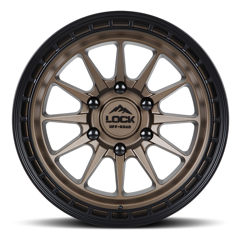 Lock Off-Road Wheels Baja- Matte Desert Bronze