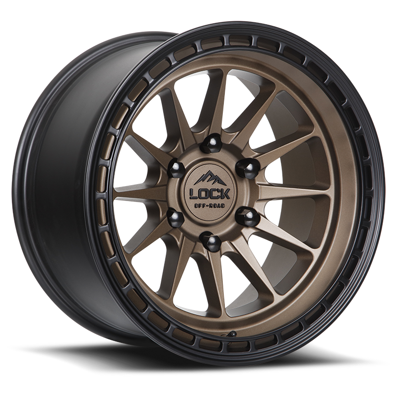 Lock Off-Road Wheels Baja- Matte Desert Bronze