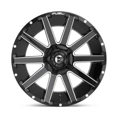 D615 22X10 8X180 GL-BLK-MIL -18MM