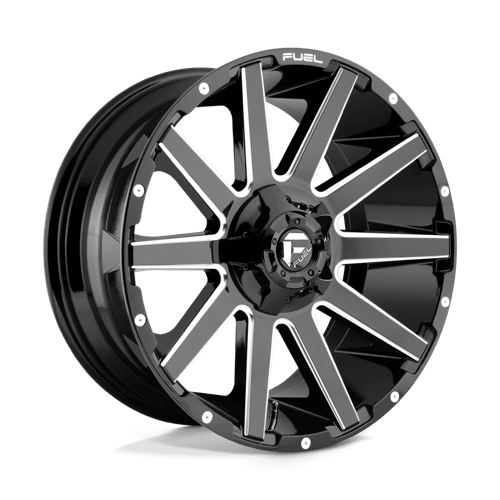 D615 20X9 6X135/5.5 GL-BLK-MIL 20MM