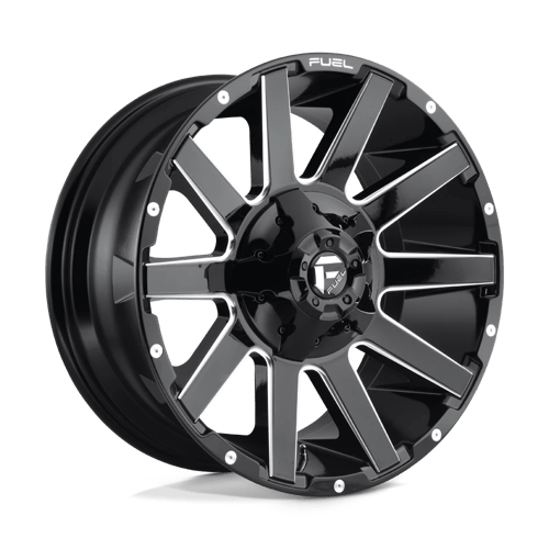 D615 20X9 8X6.5 GL-BLK-MIL 20MM