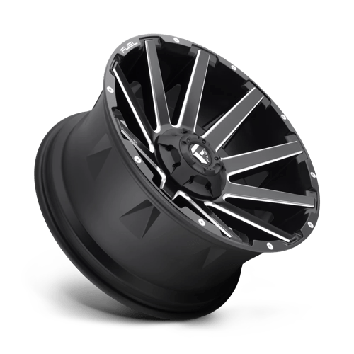 D616 20X9 8X6.5 MT-BLK-MIL 20MM