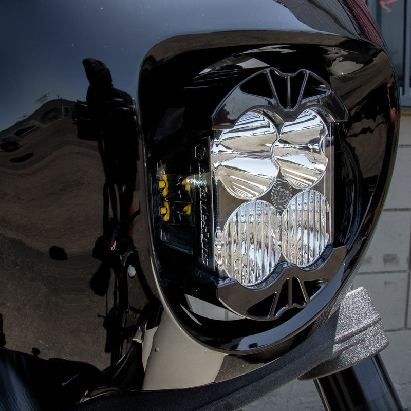 A10 MOTO 3.5" LP4 Mount for Low Rider S 1/4 Fairing and Stock Combo Kit