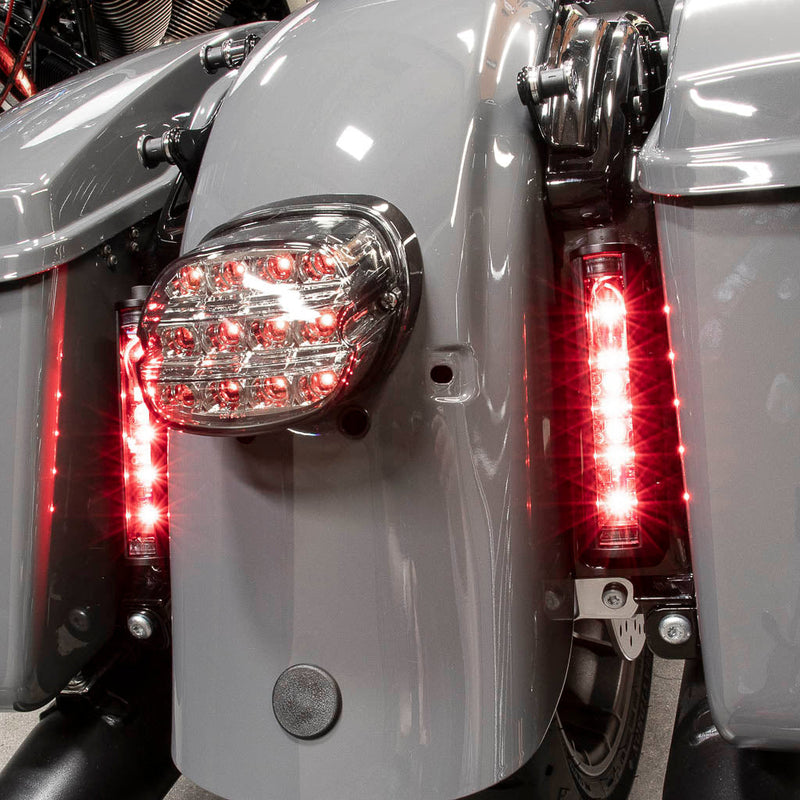 A10 MOTO 14+ Touring Dual Baja Designs RTL-M Tail Light Bracket Kit