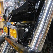 Load image into Gallery viewer, Cali Raised Moto 3.5&quot; Universal &quot;Naked&quot; LP6 Mount with Dual S2&#39;s Fits Harley Davidsons