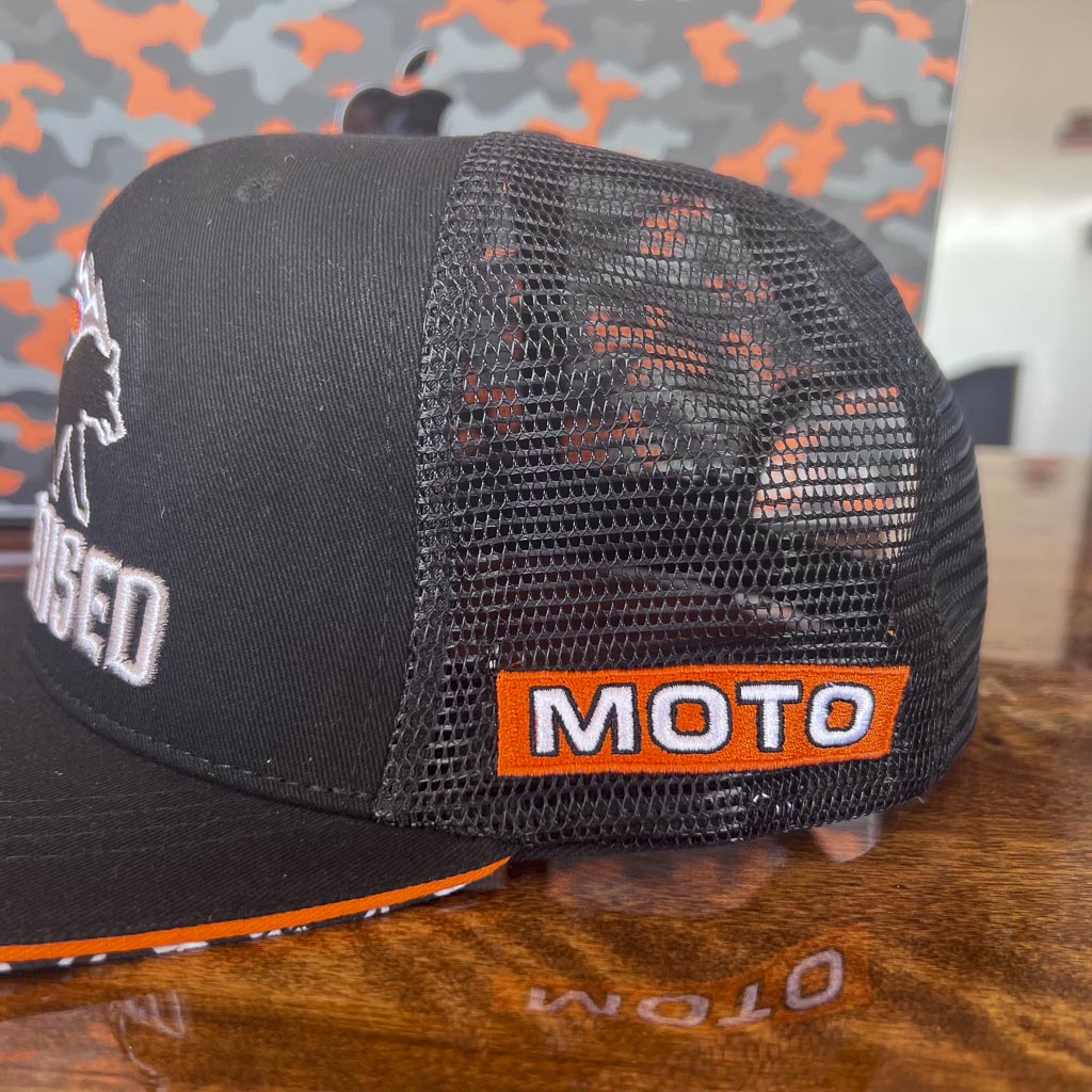 Cali Raised Moto "Bright A.F" Snapback Trucker Hat