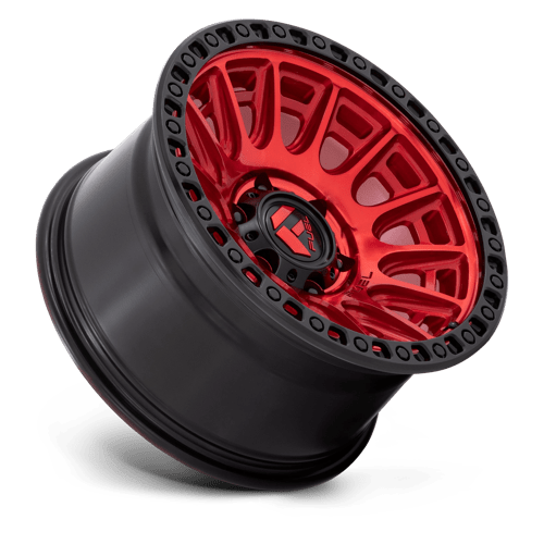 D834 17X9 5X5.0 C-RED-BLK-RG -12MM