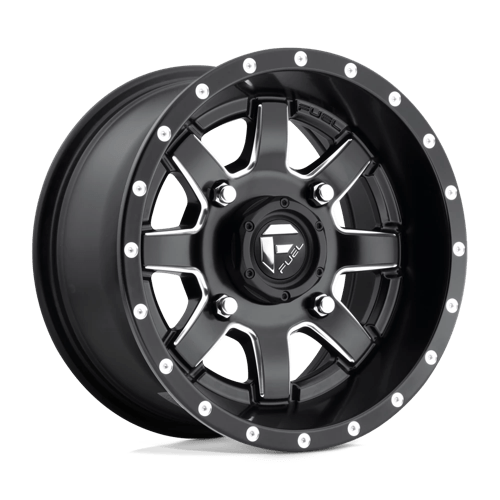 D538 14X7 4X110 MT-BLK-MIL 13MM