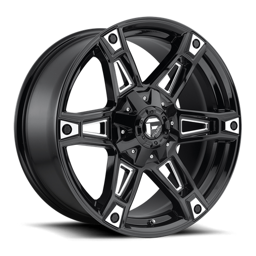 D622 20X9 5X4.5/5.0 GL-BLK-MIL 01MM