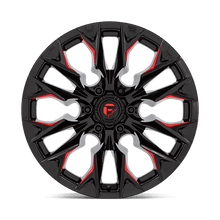 Load image into Gallery viewer, D823 20X10 6X135 G-BLK MILL C-RED -18MM