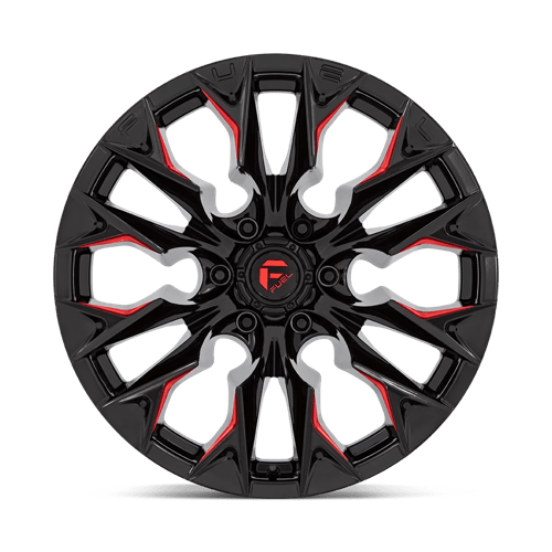 D823 20X10 8X6.5 G-BLK MILL C-RED -18MM