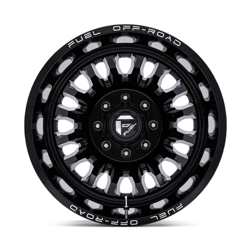 D868 20X8.25 8X200 G-BLK-MILL -227MM