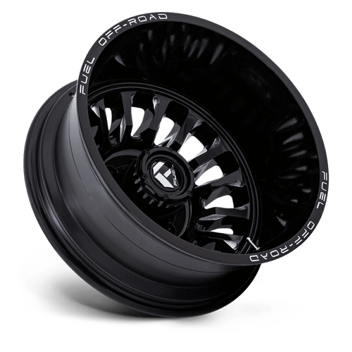 D868 22X8.25 8X210 G-BLK-MILL -227MM
