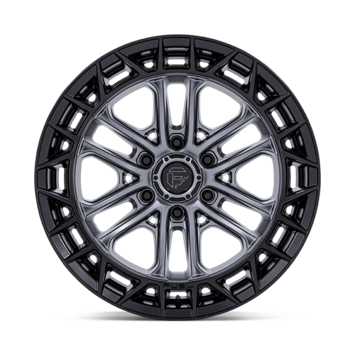 D874 17X9 6X5.5 M-GNMTL BLK-LP -12MM