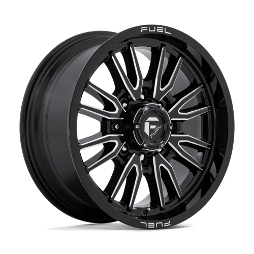 D761 20X9 8X6.5 G-BLK MILL 20MM