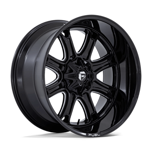 D853 22X10 8X180 G-BLK MILL -18MM