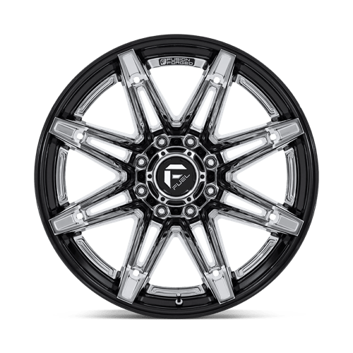 D401 22X10 8X6.5 CHR G-BLK -18MM
