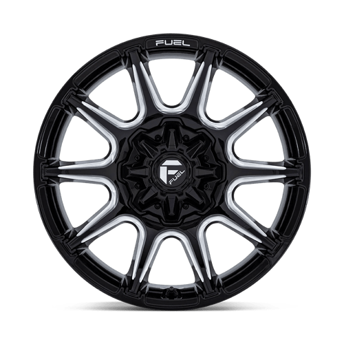 D880 22X12 6X135/5.5 G-BLK MILL -44MM
