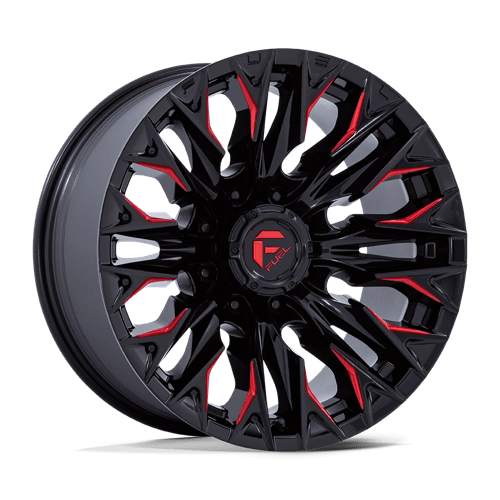 D823 20X9 8X6.5 G-BLK MILL C-RED 20MM