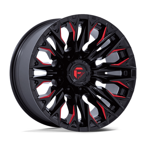 D823 20X9 8X180 G-BLK MILL C-RED 20MM
