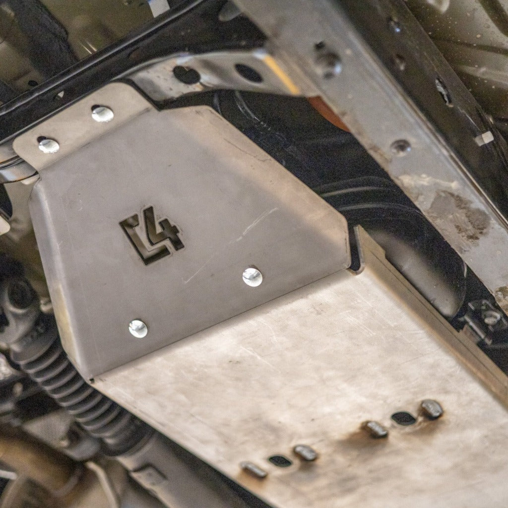 C4 Fabrication 16-23 3rd Gen Toyota Tacoma Fuel Tank Skid Plate - 1200-5216