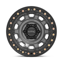 Load image into Gallery viewer, KM236 17X9 6X5.5 ANTHRACITE -15MM