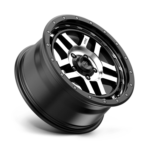 KM540 17X8.5 5X5.0 S-BLK MACH 18MM