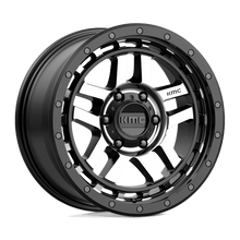 Load image into Gallery viewer, KM540 18X8.5 6X120 S-BLK MACH 18MM