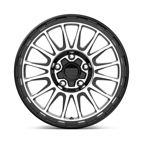 KM542 16X8 6X5.5 S-BLK MACH 00MM